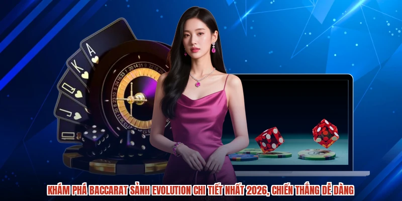 Khám phá baccarat sảnh evolution chi tiết nhất 2026, chiến thắng dễ dàng